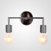 Бра RH Utilitaire Double Sconce Silver