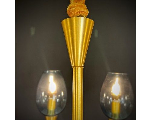 Подвесная дизайнерская люстра Viola 10 Синий