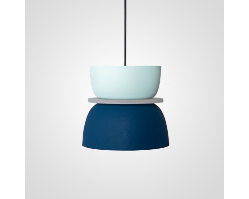Подвесной светильник ILO D22 blue/mint ImperiumLoft