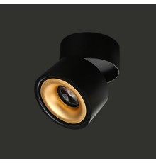 Потолочный светильник AGENDA black+gold 10W ImperiumLoft