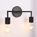 Бра RH Utilitaire Double Sconce Black
