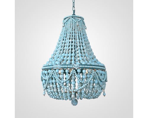 Подвесная люстра Chanteuse Chandelier Turquoise ImperiumLoft