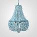 Подвесная люстра Chanteuse Chandelier Turquoise ImperiumLoft