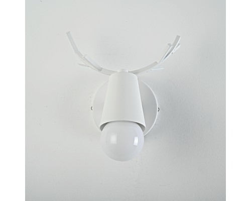 Бра с рожками DEER A White