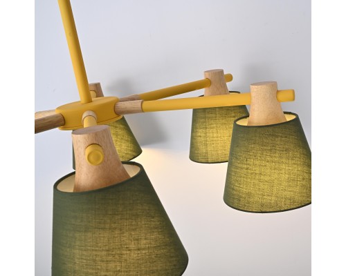 Люстра на штанге NATURA A GREEN 6