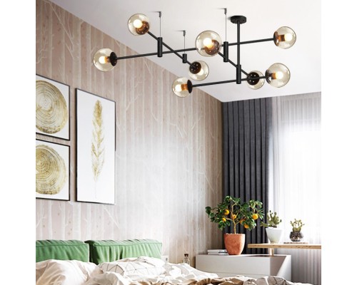 Люстра на штанге GAP черный ImperiumLoft