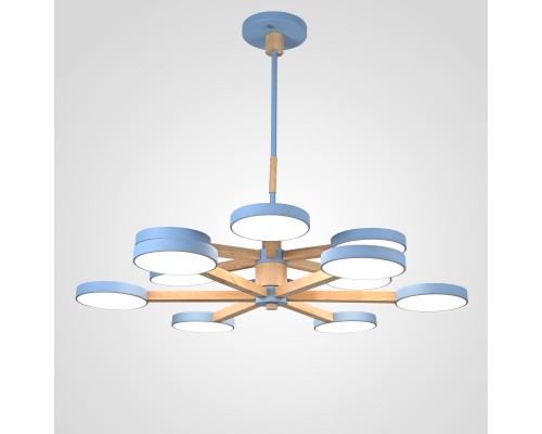 Люстра на штанге TURNA DBL L12 Blue