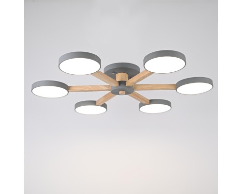 Потолочная люстра TURNA 6 Gray