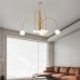 Люстра на штанге DAY L6 D75 Red ImperiumLoft