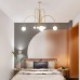 Люстра на штанге DAY L6 D75 Red ImperiumLoft