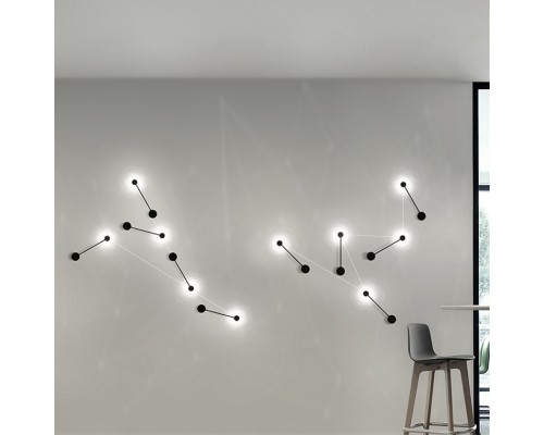 Бра Via Pin Wall L29,5 White ImperiumLoft