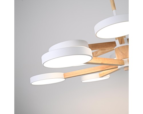 Люстра на штанге TURNA DBL L12 White