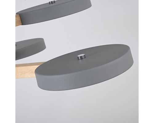 Люстра на штанге TURNA DBL L6 Gray