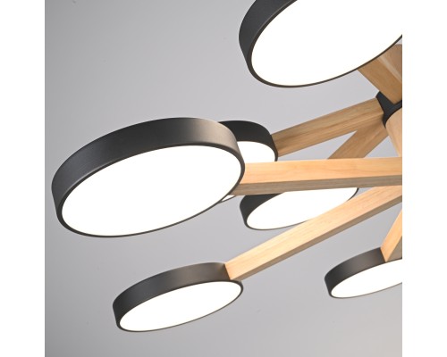 Люстра на штанге TURNA DBL L12 Black