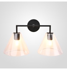 Бра RH Utilitaire Funnel Shade Double Sconce Black ImperiumLoft