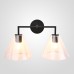 Бра RH Utilitaire Funnel Shade Double Sconce Black