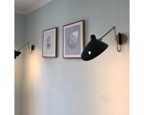 Настенный светильник HILDBORG L83 Black Matt ImperiumLoft