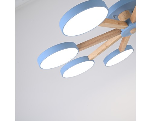 Потолочная люстра TURNA 8 Blue