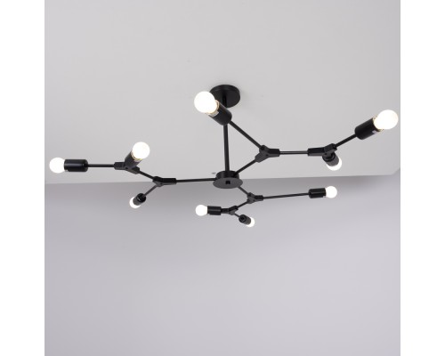 Люстра на штанге LATE D103 Black ImperiumLoft