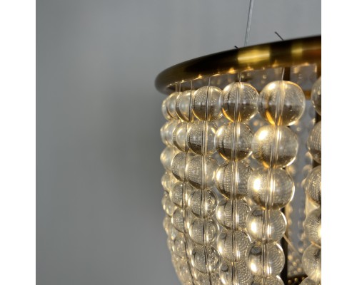 Потолочная люстра JACQUELINE WHITE SCONCE brass