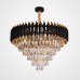 Подвесная люстра Empire Black Chandelier Crystal D 70 ImperiumLoft