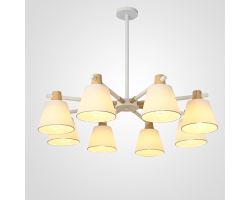 Люстра на штанге NATURA A WHITE 8