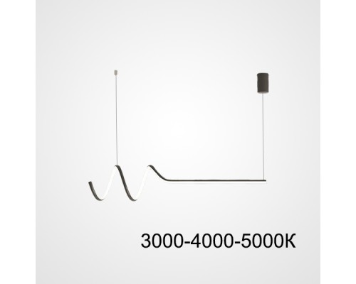 Подвесной светильник DAMARIS L70 Black Трехцветный свет ImperiumLoft