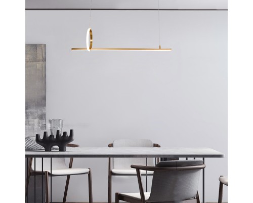 Подвесной светильник MOFFIT B LONG L90 Brass