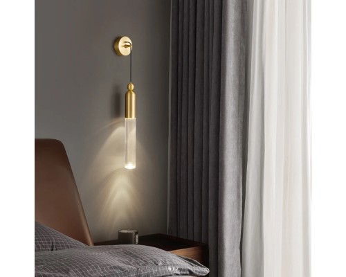 Настенный бра-светильник GELIS WALL Brass ImperiumLoft