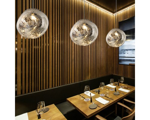 Подвесной светильник Tom Dixon Melt Pendant Silver D38 ImperiumLoft