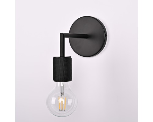 Бра RH Utilitaire Single Sconce Black
