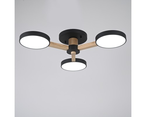 Потолочная люстра TURNA 3 Black