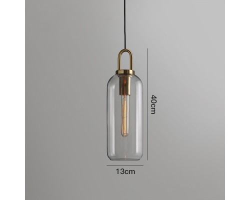 Подвесной светильник GAUSS 40 прозрачный ImperiumLoft