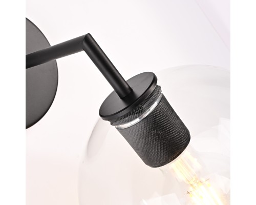 Бра RH Utilitaire Globe Shade Single Sconce Black