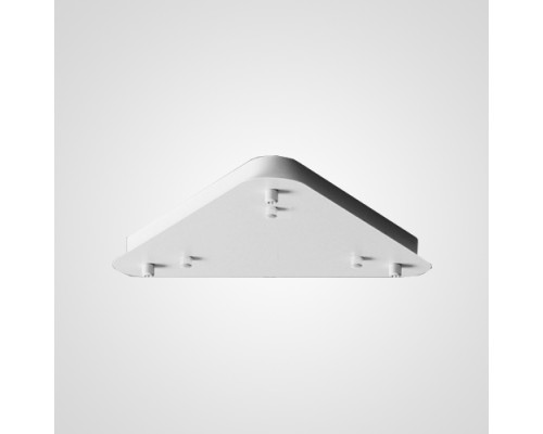 Потолочное крепление из металла треугольной формы CEILING MOUNT 7 white ImperiumLoft