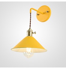 Бра с подвесным плафоном BRAID WALL Yellow ImperiumLoft
