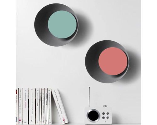 Бра TWIRL SUNSET D32 White/Green ImperiumLoft