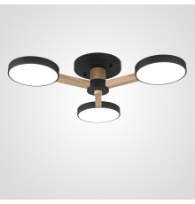 Потолочная люстра TURNA 3 Black ImperiumLoft