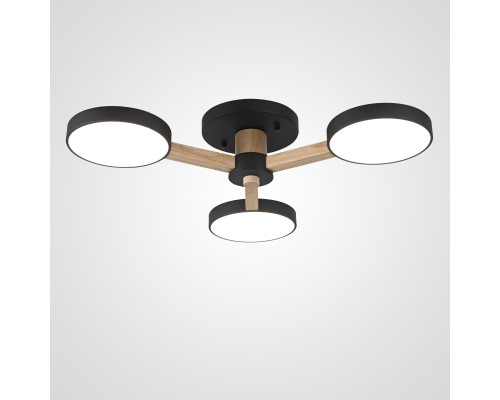 Потолочная люстра TURNA 3 Black