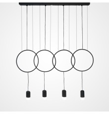 Подвесной светильник FORVET BLACK L4 ImperiumLoft