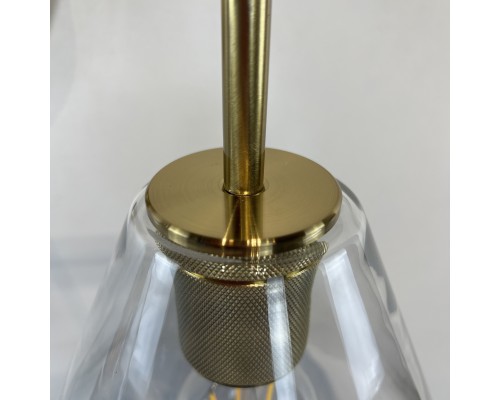 Бра RH Utilitaire Funnel Shade Double Sconce Brass