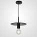 Подвесной светильник RH Utilitaire Disk Shade Pendant Black ImperiumLoft