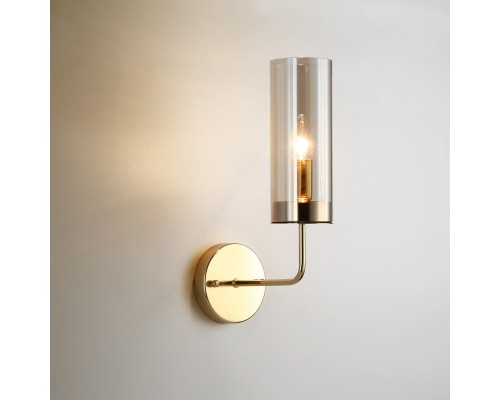 Настенный светильник Agne Blue Glass Tube wall light