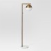 Торшер Geneva Single Glass Globe Floor Lamp