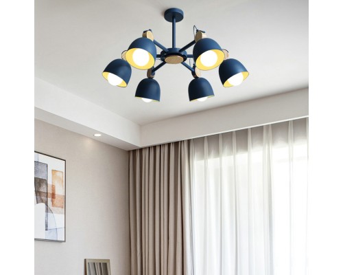 Люстра на штанге ROLLA 6 Gray