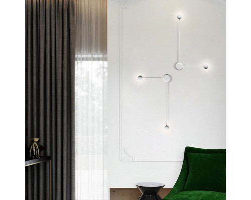Бра Pin Wall Light A Black ImperiumLoft
