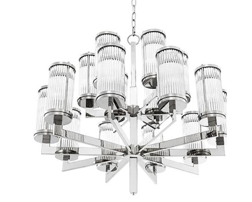 Подвесная люстра Сilindery Silver D75 ImperiumLoft