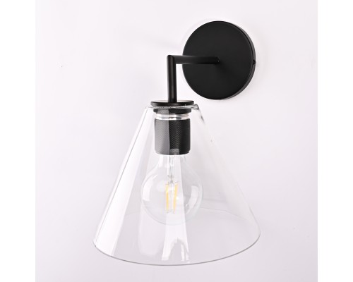 Бра RH Utilitaire Funnel Shade Single Sconce Black