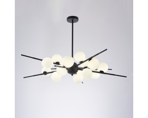 Люстра на штанге Cherry Bomb 16 balls black ImperiumLoft