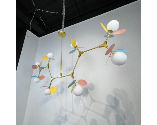 Люстра на штанге Light of MATISSE M L120 Multicolored ImperiumLoft